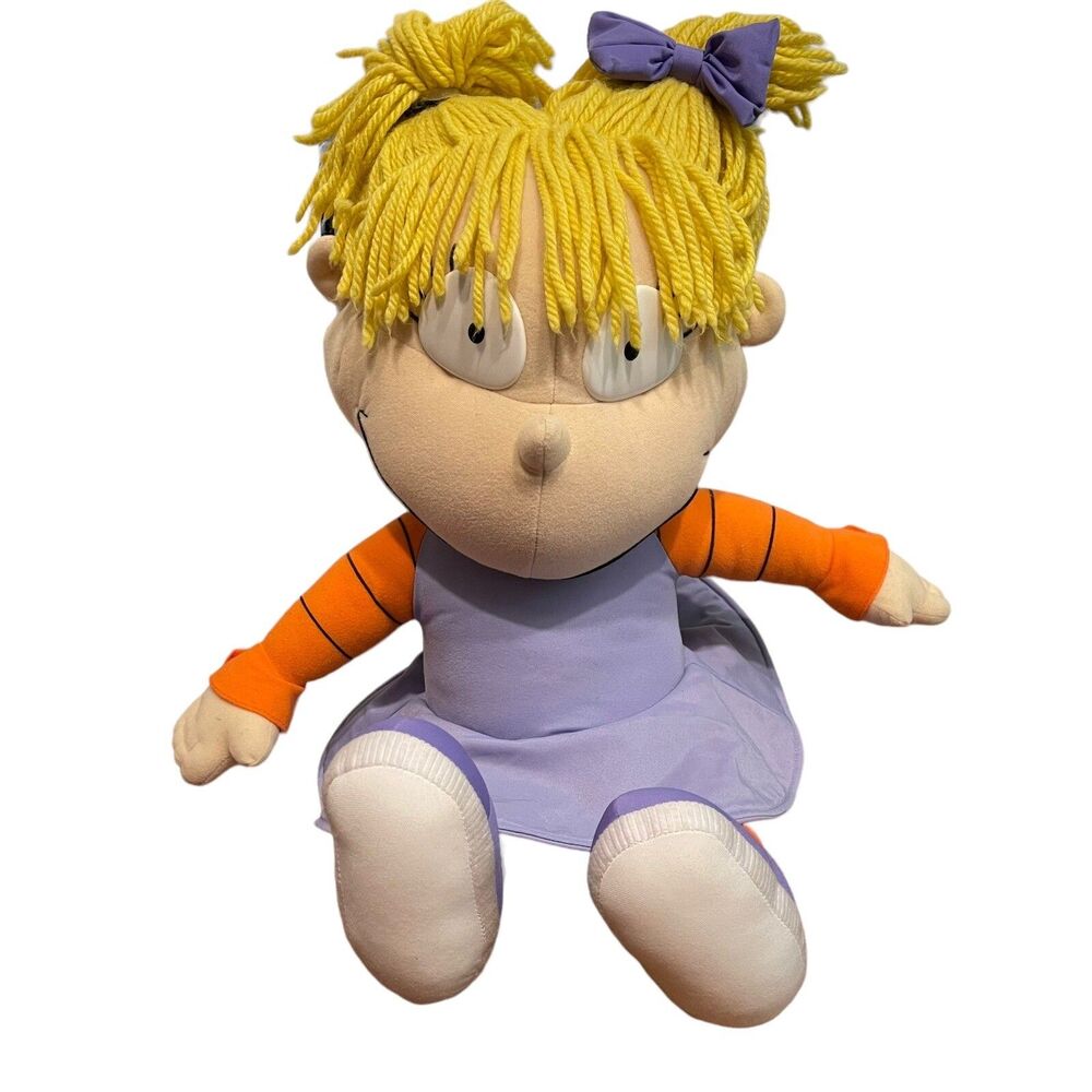 1997 Mattel Large Jumbo Rugrats Angelica 24" Plush vintage Nickelodeon